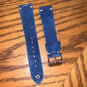 Suede strap plus nato straps